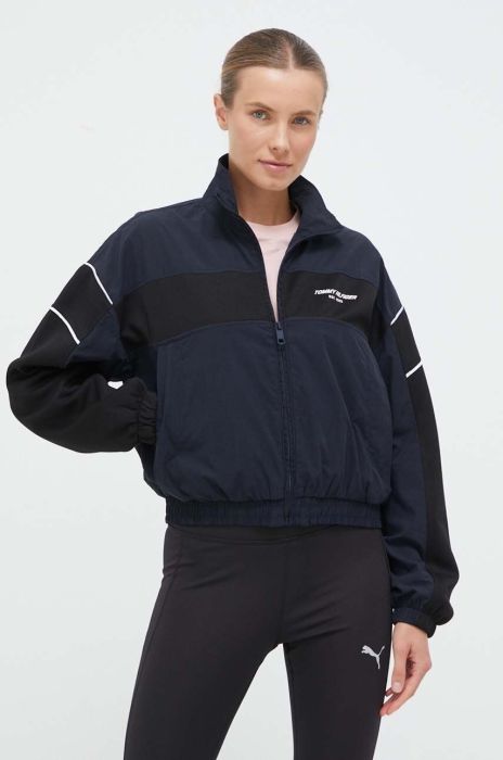 Куртка Tommy Hilfiger жіноча колір синій перехідна (3477484) Куртка Tommy Hilfiger жіноча колір синій перехідна (3477484)