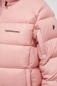 Спортивна пухова куртка Peak Performance Frost колір рожевий Спортивна пухова куртка Peak Performance Frost колір рожевий