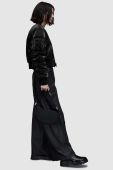Куртка-бомбер AllSaints WO090Z CALLIE SHINE BOMBER жіночий колір чорний перехідна Куртка-бомбер AllSaints WO090Z CALLIE SHINE BOMBER жіночий колір чорний перехідна
