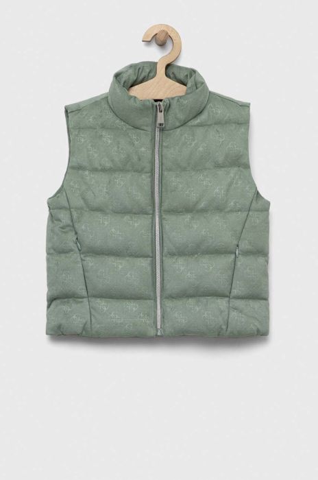 Дитяча безрукавка Guess колір зелений