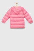 Дитяча пухова куртка adidas Originals колір рожевий
