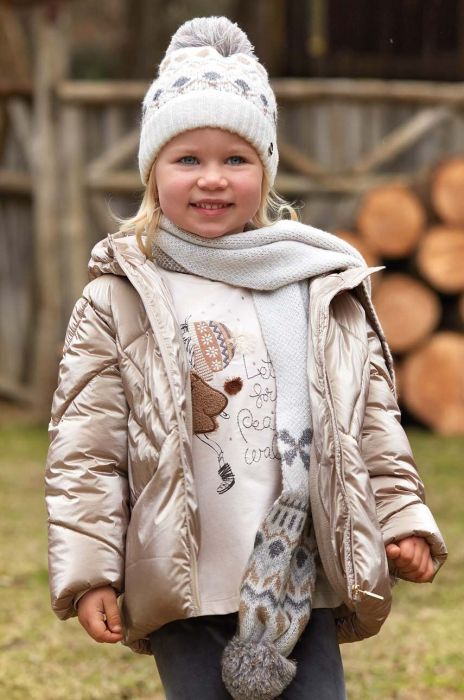 Дитяча куртка Mayoral колір золотий (3409229) Дитяча куртка Mayoral колір золотий (3409229)