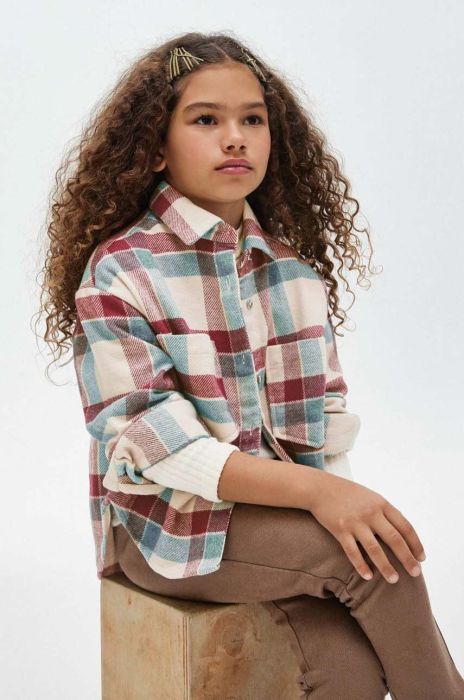 Дитяча сорочка Mayoral колір зелений (3429682)