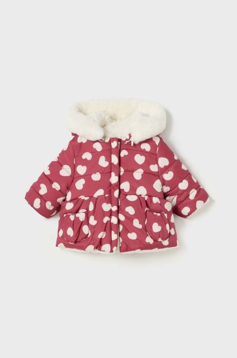Двостороння дитяча куртка Mayoral Newborn колір червоний Двостороння дитяча куртка Mayoral Newborn колір червоний