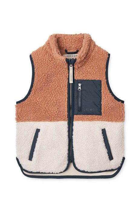 Дитяча безрукавка Liewood колір помаранчевий Дитяча безрукавка Liewood колір помаранчевий