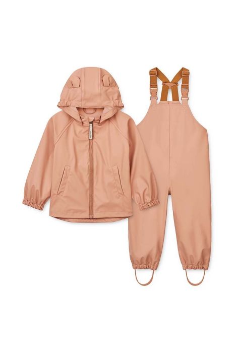 Дитячий протидощовий комплект Liewood колір помаранчевий (3500525) Дитячий протидощовий комплект Liewood колір помаранчевий (3500525)