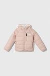 Дитяча двостороння куртка The North Face G REVERSIBLE PERRITO JACKET колір рожевий Дитяча двостороння куртка The North Face G REVERSIBLE PERRITO JACKET колір рожевий