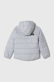 Дитяча двостороння куртка The North Face G REVERSIBLE PERRITO JACKET колір блакитний Дитяча двостороння куртка The North Face G REVERSIBLE PERRITO JACKET колір блакитний
