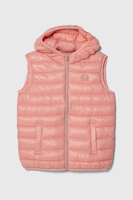 Дитяча безрукавка United Colors of Benetton колір рожевий (3391027) Дитяча безрукавка United Colors of Benetton колір рожевий (3391027)