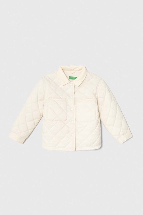 Дитяча куртка United Colors of Benetton колір бежевий (3462388)