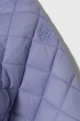 Дитяча куртка United Colors of Benetton колір фіолетовий (3503226)