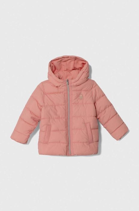 Дитяча куртка United Colors of Benetton колір рожевий (3492885) Дитяча куртка United Colors of Benetton колір рожевий (3492885)