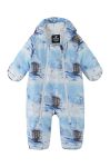 Дитячий зимовий комбінезон Reima Moomin Knytte колір блакитний
