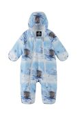 Дитячий зимовий комбінезон Reima Moomin Knytte колір блакитний