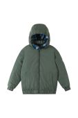 Дитяча двостороння куртка Reima Finnoo колір зелений