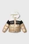 Дитяча куртка Guess колір золотий (3585829) Дитяча куртка Guess колір золотий (3585829)