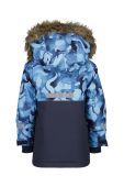 Дитяча зимова куртка Didriksons POLARBJ?RN PR PAR колір блакитний
