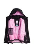 Дитяча гірськолижна куртка Roxy GALAXY GIRL JK SNJT колір чорний Дитяча гірськолижна куртка Roxy GALAXY GIRL JK SNJT колір чорний