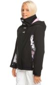 Дитяча гірськолижна куртка Roxy GALAXY GIRL JK SNJT колір чорний Дитяча гірськолижна куртка Roxy GALAXY GIRL JK SNJT колір чорний