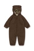 Комбінезон для немовлят Konges Sl?jd колір коричневий Комбінезон для немовлят Konges Sl?jd колір коричневий