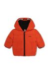 Куртка для немовлят BOSS колір помаранчевий Куртка для немовлят BOSS колір помаранчевий