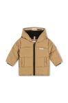 Куртка для немовлят BOSS колір бежевий Куртка для немовлят BOSS колір бежевий