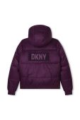 Дитяча двостороння куртка Dkny колір фіолетовий (3458796)