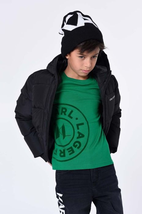 Дитяча куртка Karl Lagerfeld колір чорний (3577865)