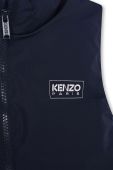 Пухова дитяча безрукавка Kenzo Kids колір блакитний