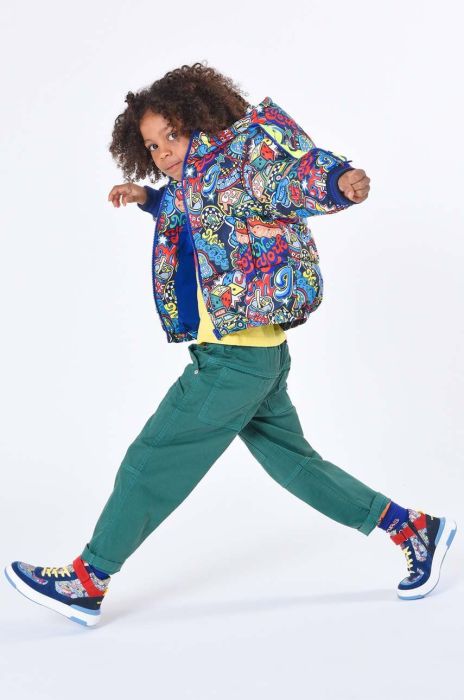 Дитяча куртка Marc Jacobs колір синій Дитяча куртка Marc Jacobs колір синій