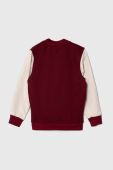 Дитяча куртка-бомбер adidas Originals колір червоний Дитяча куртка-бомбер adidas Originals колір червоний