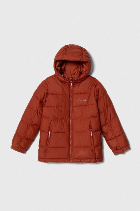 Дитяча куртка Columbia U Pike Lake II Hdd Jacke колір червоний