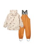 Дитячий протидощовий комплект Liewood колір помаранчевий (3500595) Дитячий протидощовий комплект Liewood колір помаранчевий (3500595)