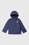 Дитяча куртка The North Face SNOWQUEST JACKET колір блакитний Дитяча куртка The North Face SNOWQUEST JACKET колір блакитний