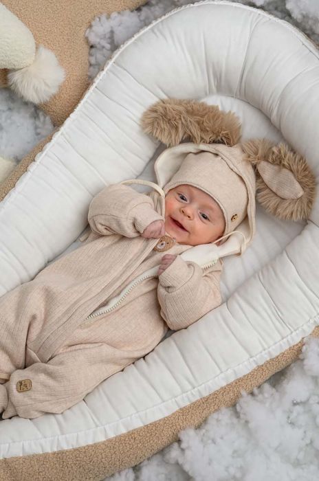 Комбінезон для немовлят Jamiks колір бежевий (3489703) Комбінезон для немовлят Jamiks колір бежевий (3489703)