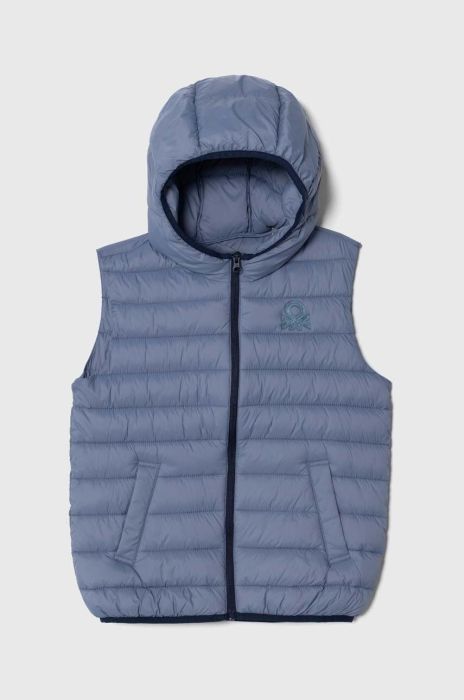 Безрукавка United Colors of Benetton колір блакитний (3391170) Безрукавка United Colors of Benetton колір блакитний (3391170)