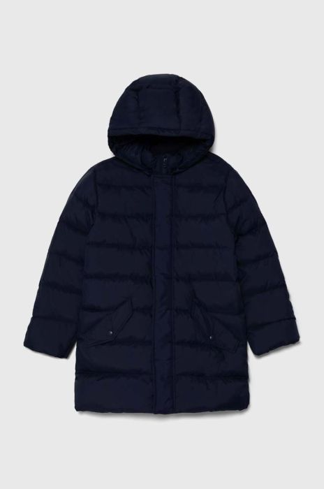 Дитяча пухова куртка United Colors of Benetton колір синій (3519988)
