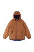 Дитяча куртка Reima Fossila колір коричневий Дитяча куртка Reima Fossila колір коричневий