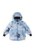 Дитяча зимова куртка Reima Moomin Lykta колір блакитний