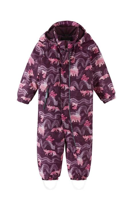 Дитячий зимовий комбінезон Reima Puhuri колір фіолетовий Дитячий зимовий комбінезон Reima Puhuri колір фіолетовий