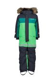 Дитячий зимовий комбінезон Didriksons BJ?RVEN KDS COVER колір зелений Дитячий зимовий комбінезон Didriksons BJ?RVEN KDS COVER колір зелений