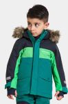 Дитяча зимова куртка Didriksons BJ?RVEN KIDS PARKA колір зелений