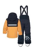Дитячий зимовий комбінезон Didriksons SKARE KIDS SET колір жовтий Дитячий зимовий комбінезон Didriksons SKARE KIDS SET колір жовтий