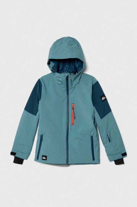 Дитяча куртка Quiksilver TRAVIS RICE YTH SNJT колір блакитний Дитяча куртка Quiksilver TRAVIS RICE YTH SNJT колір блакитний