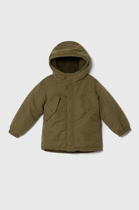 Дитяча куртка United Colors of Benetton колір зелений (3591257) Дитяча куртка United Colors of Benetton колір зелений (3591257)