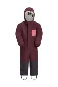Дитячий комбінезон Jack Wolfskin GLEEL 2L INS колір бордовий