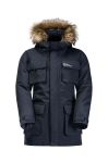 Дитяча куртка Jack Wolfskin GLACIER PEA колір чорний Дитяча куртка Jack Wolfskin GLACIER PEA колір чорний