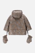 Куртка для немовлят Coccodrillo ZC3152103OGN OUTERWEAR GIRL NEWBORN колір коричневий Куртка для немовлят Coccodrillo ZC3152103OGN OUTERWEAR GIRL NEWBORN колір коричневий