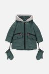 Дитяча куртка Coccodrillo ZC3152104OBN OUTERWEAR BOY NEWBORN колір зелений Дитяча куртка Coccodrillo ZC3152104OBN OUTERWEAR BOY NEWBORN колір зелений