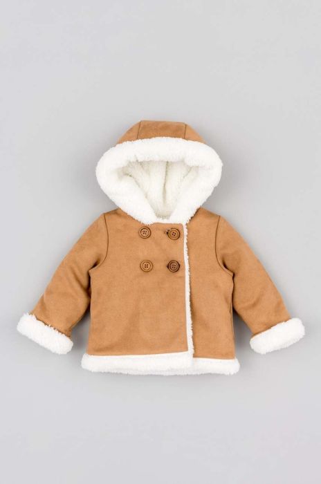 Куртка для немовлят zippy колір бежевий Куртка для немовлят zippy колір бежевий